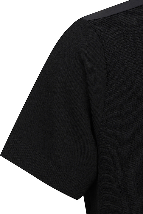 Men's FA Hybrid Short Sleeve Sweater - Black