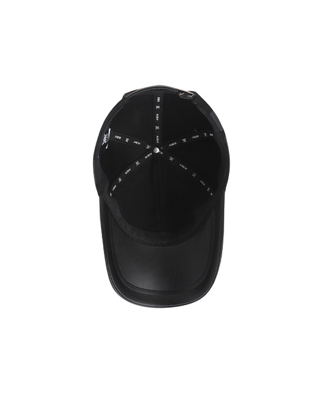 Unisex Big Wording Cap - Black