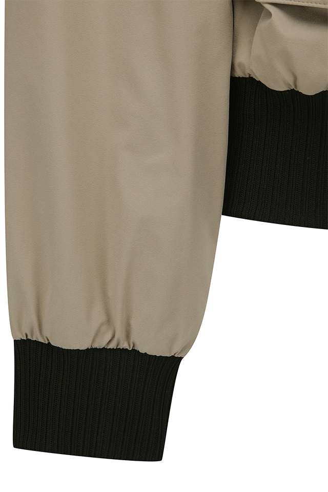 Women's FA Flower Pattern Reversible Jacket - Beige