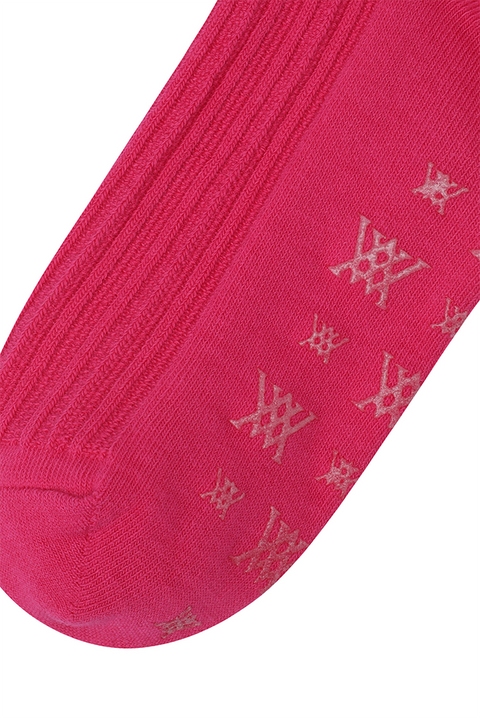 Women's Seasonal Socks - Hot Pink