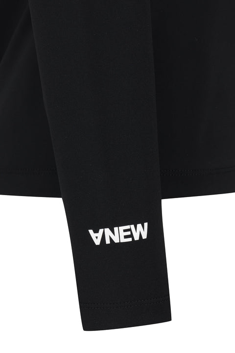 Women's FA Essential High Neck Baselayer - Black