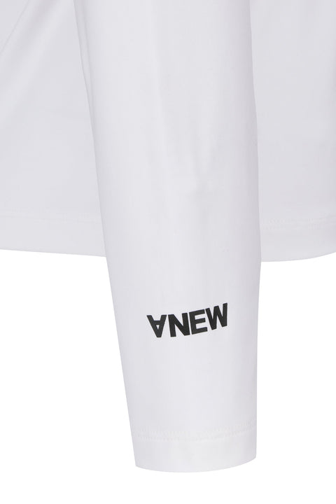 Women's FA Essential High Neck Baselayer - White