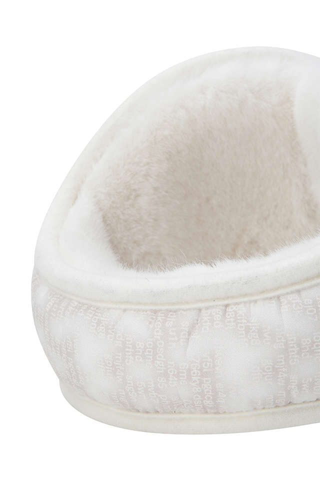 Unisex Pattern Earmuffs - Light Beige