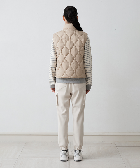 FORDI Airy Duck Down Vest - Beige
