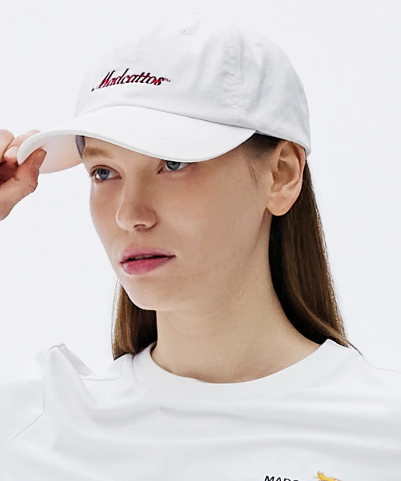 MCC Bio Washed Logo Ball Cap - Off White