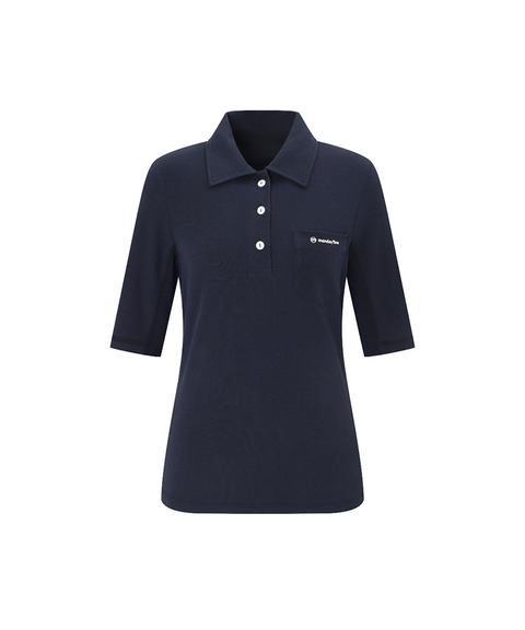 Monday Flow Classic Half Sleeve Top - Dark Navy