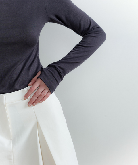 Anell Golf Clea Tuck Skirt - White