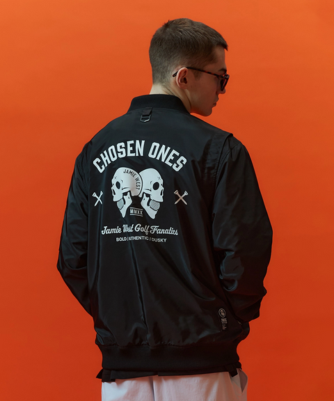 Jamie West Fanatic MA-1 Windbreaker - Black