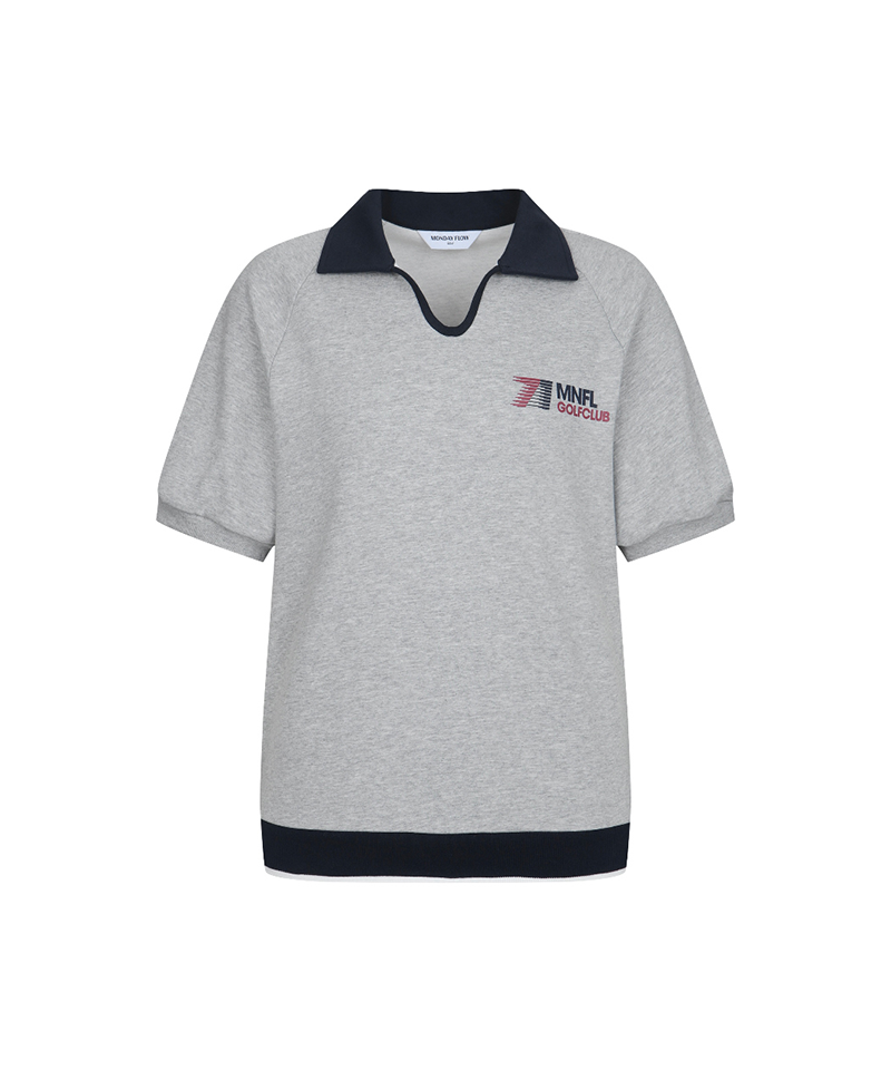 Monday Flow Golf Club Top - Gray