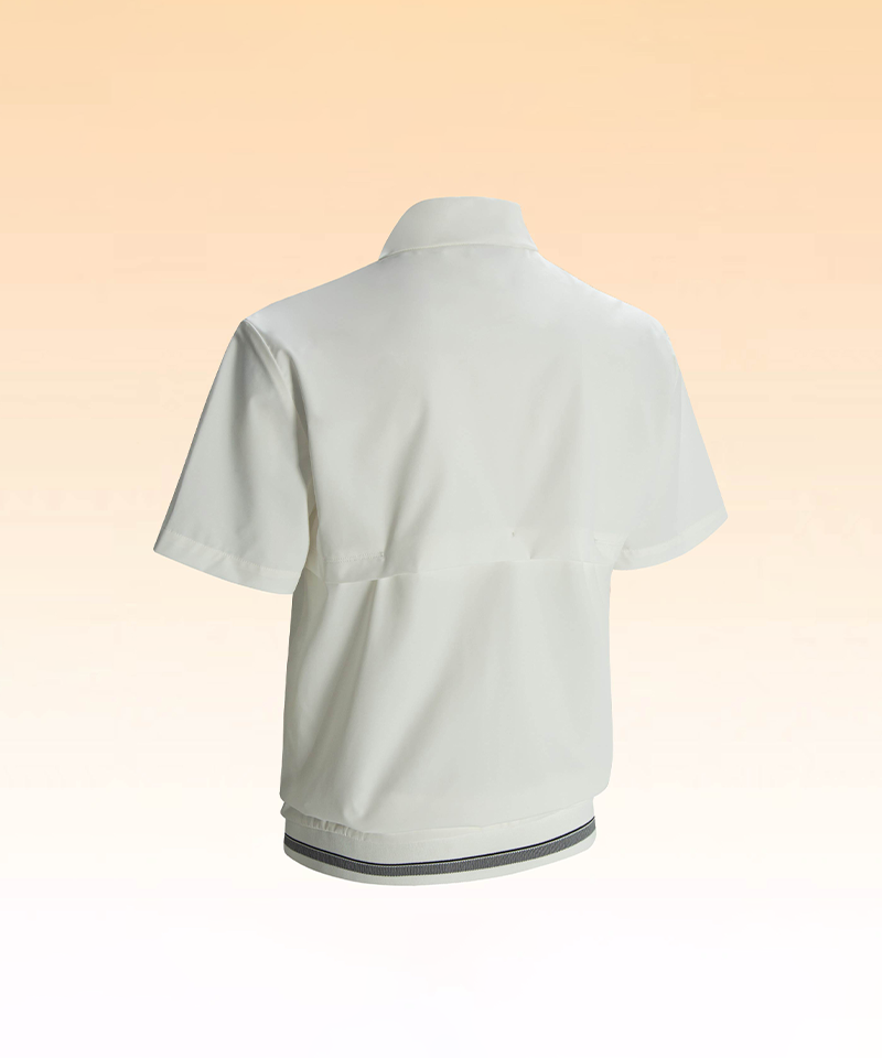 Men's Wind & Waterproof Half-Sleeve Blouson Jacket - 3 Colors