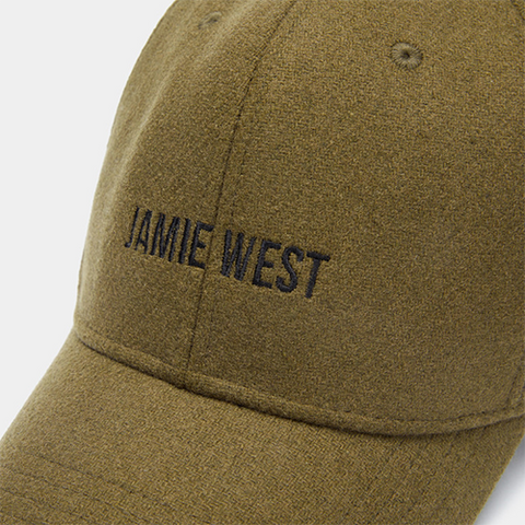 Jamie West Alex Wool Ball Cap - Khaki