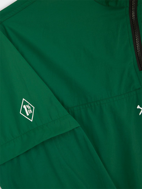 Jamie West Detachable Half Zip-up Anorak - Green