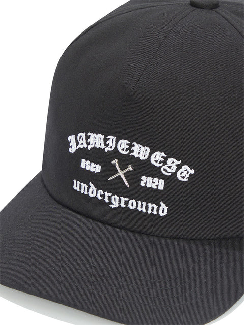 Jamie West Gorden Metal Logo Ballcap - Black