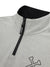 Jamie West High-Neck Half Zip-up Pocket Sweatshirts - Grey