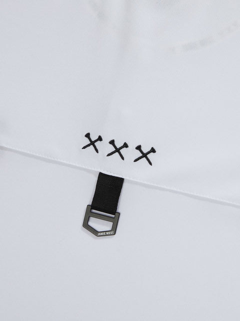 Jamie West Nick Essential Performance P-Shirts - White