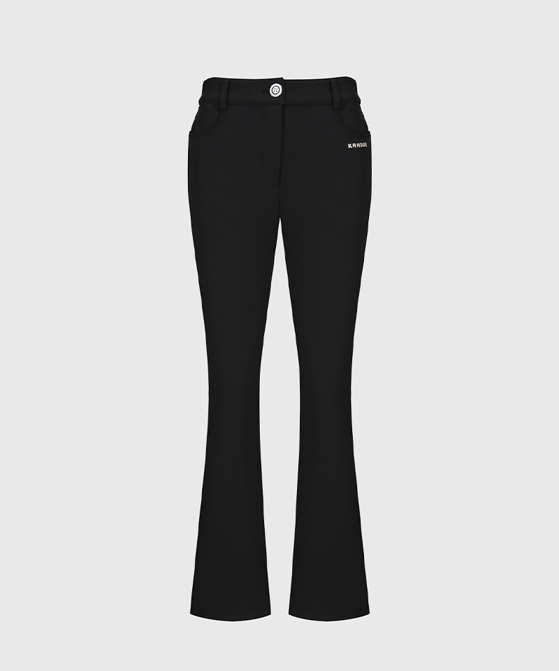 KANDINI Signature Semi-Bootcut Pants - Black
