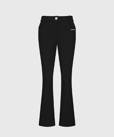 KANDINI Signature Semi-Bootcut Pants - Black