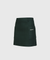 KANDINI Wool Touch Pocket Skirt - Dark Green
