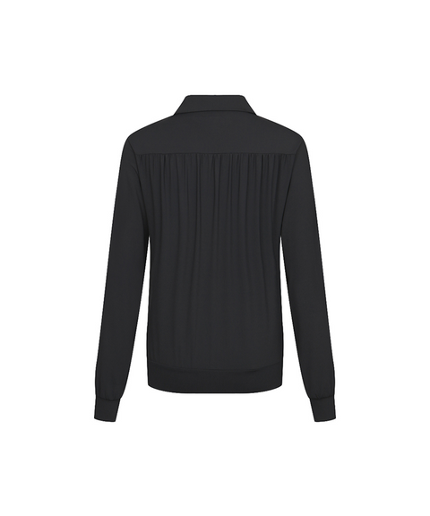 Monday Flow Light Stretch Long Sleeve Top - Charcoal Gray