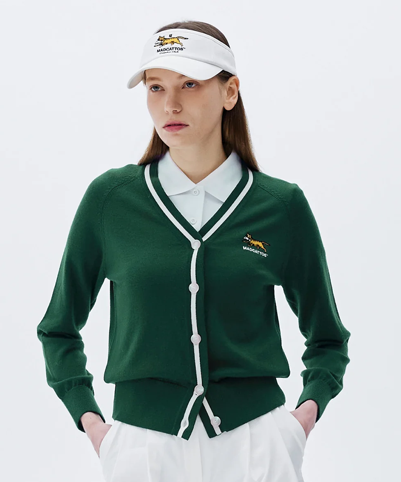 MCC Women's Classic Knit Cardigan - Green