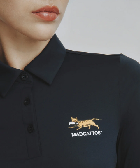 MCC Women's Tour L/S Polo Shirt - Navy