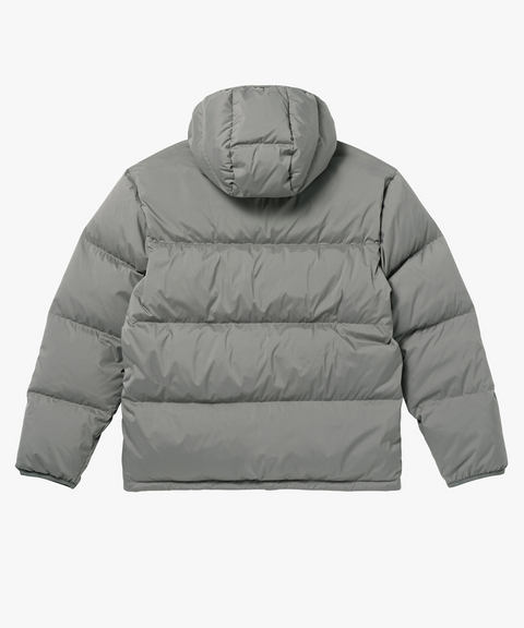 Goal Studio Men's Essential Hooded Puffer Down Jacket - Grey