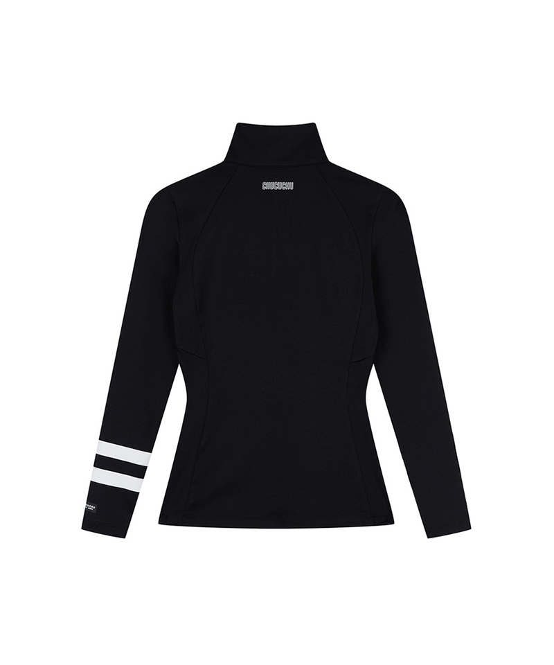 Slim Line Half Zip-Up T-Shirt - 2 Colors
