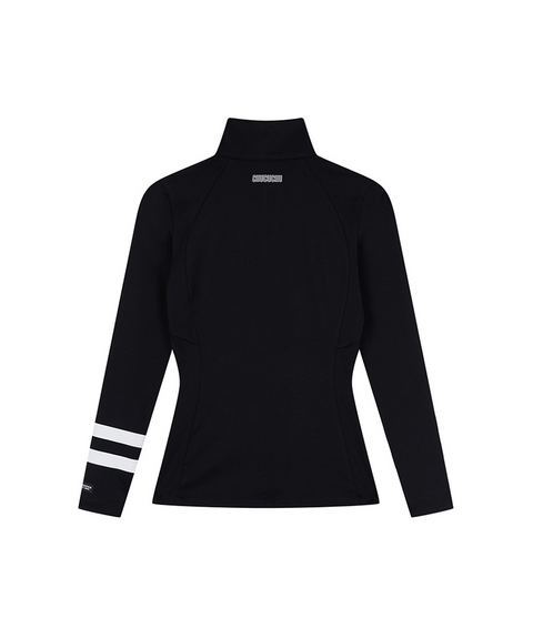 Slim Line Half Zip-Up T-Shirt - 2 Colors