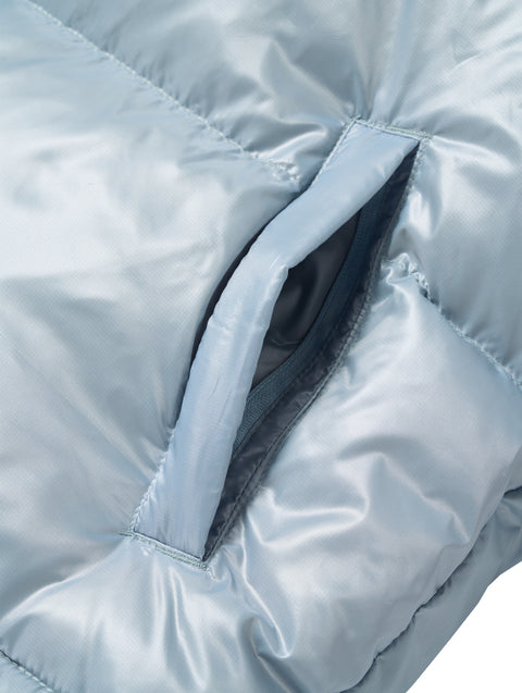 Goal Studio Women's Cropped Puffer Down Jacket - Sky Blue
