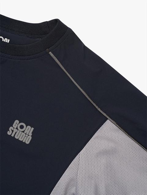 Goal Studio Women's Essential Stretch Wind Pullover - Navy