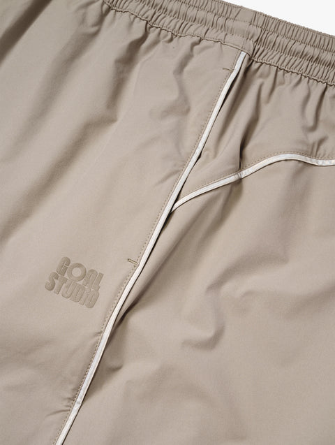 Goal Studio Women's Stretch Track Pants - Dark Beige