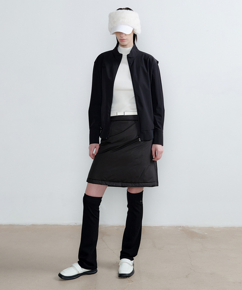 Anell Golf Warming Duck Down Skirt - Black