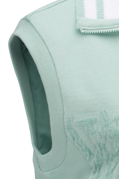 Women's FA Logo Point Knit Vest - Mint