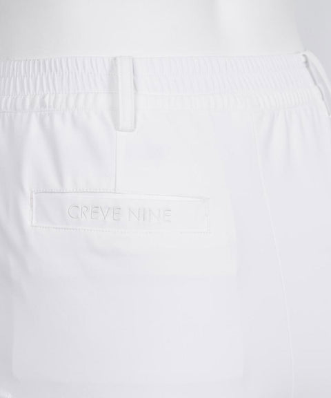 CREVE NINE: Multi-Pocket Point Anorak Shorts - White