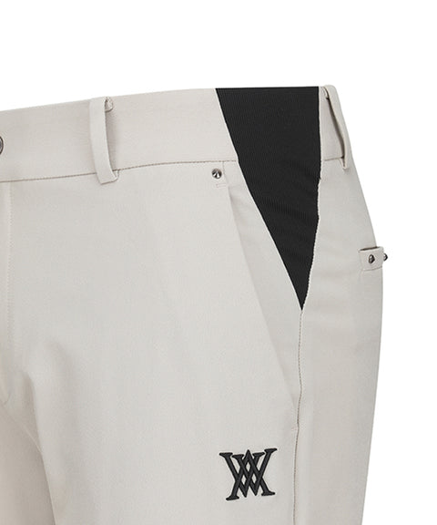 [Warehouse Sale] ANEW Golf: Men Side Banding Point Long Pants - Navy