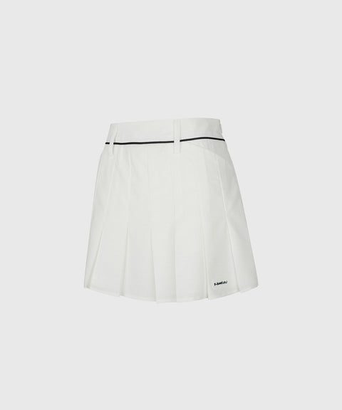 KANDINI Airy Pleats Skirt - Ivory