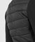 XEXYMIX Golf Finger Hole Lightweight Padded Jersey Jacket - Black