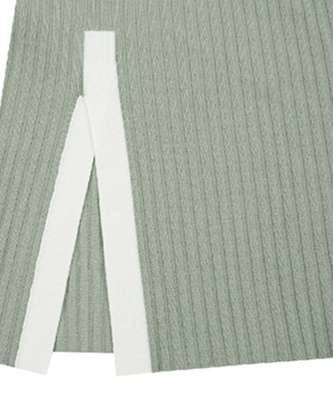 AVEN Front Slit Ribbed Knit - 3 Colors
