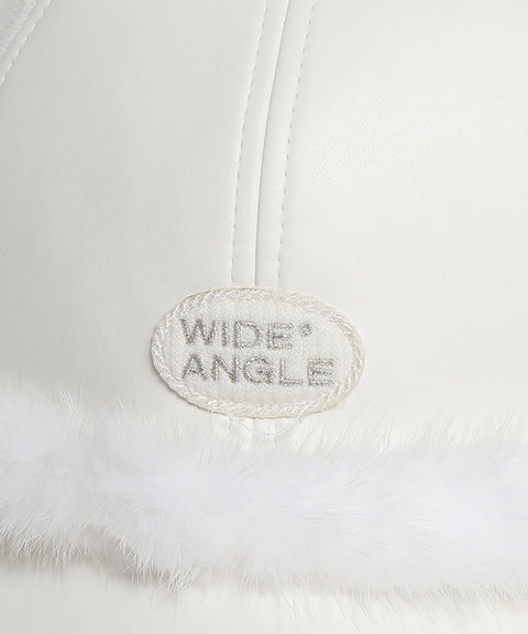 WideAngle: Co Fur Winter Cap L - Off-White