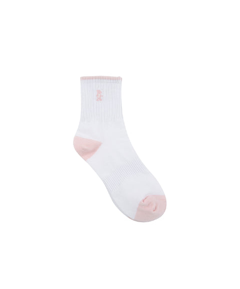 AVEN Signature Middle Socks - White