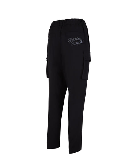 HENRY STUART Women's Baggy Cargo Pants - Black
