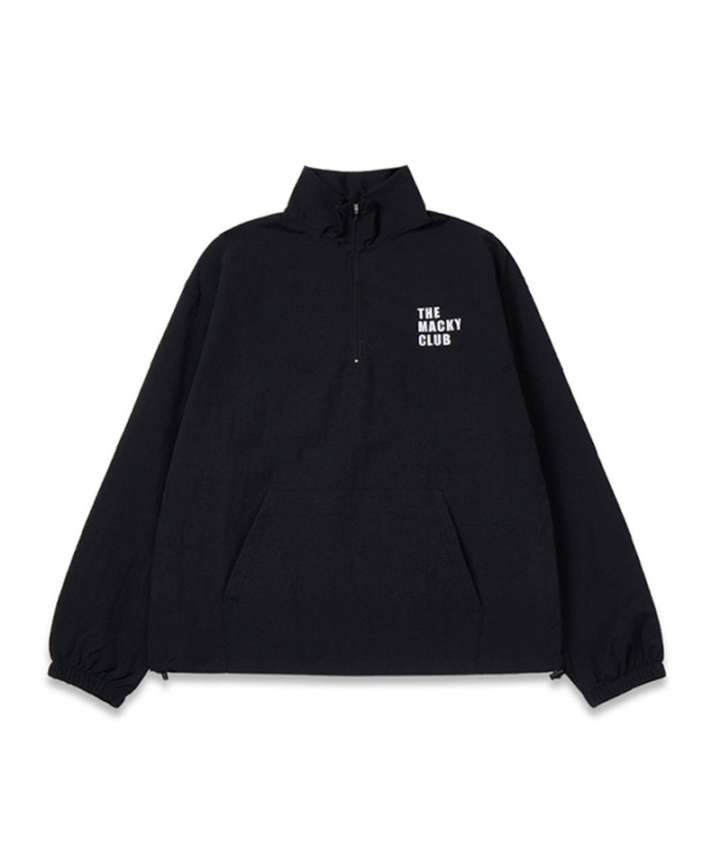 MACKY Golf: The Mackyclub Anorak - Black