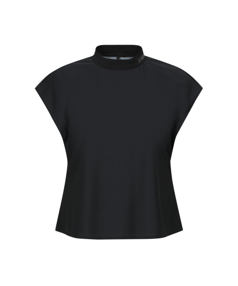 Amazing Cre Women Aero Lux Layering Sleeveless T-Shirt - Black