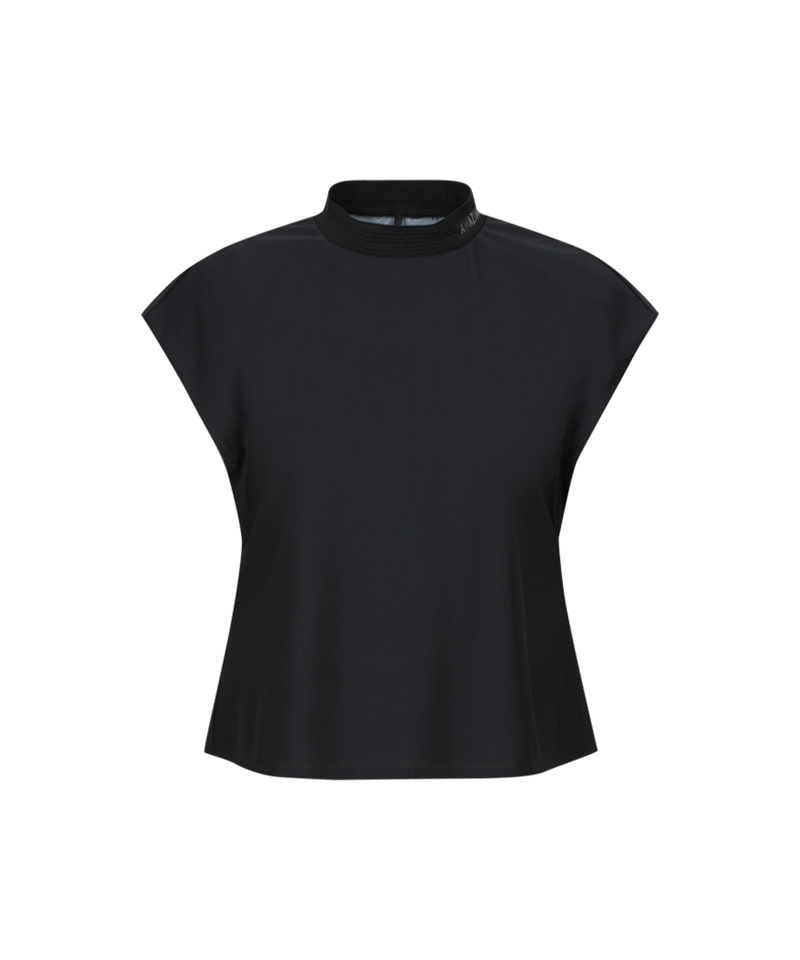 Amazing Cre Women Aero Lux Layering Sleeveless T-Shirt - Black