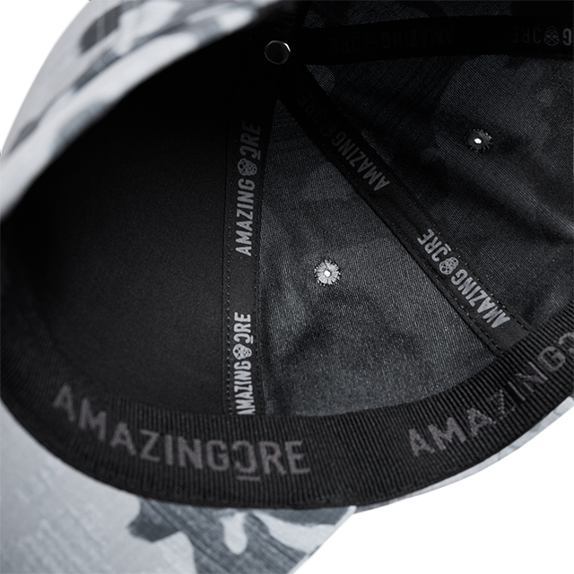 Amazing Cre Blurry Camouflage Wappen Cap - Gray