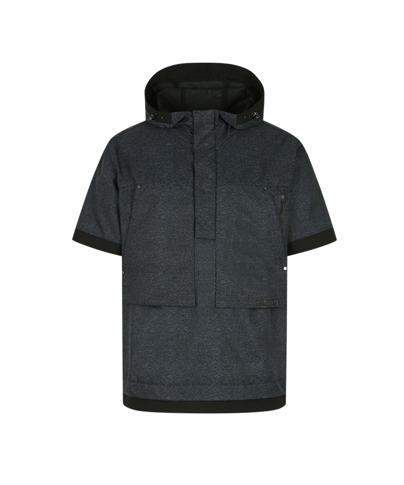 Amazing Cre Men's Engineered Indigo Short Sleeve Jacket - Navy