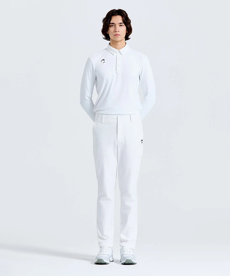 Challenger Men's Cargo In-Pocket Standard Fit Pants - White