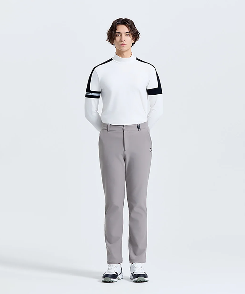 Challenger Men's Fleece-Lined Non-Slip Standard Fit Pants - Light Beige