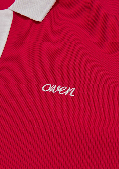 AVEN Soft Cool Polo Sky - Red