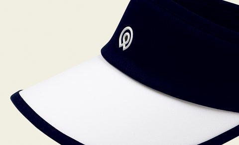 FORDI Color block Ribbon Visor - Navy